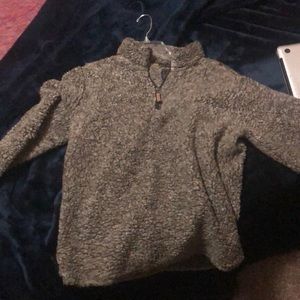 sherpa soft pullover